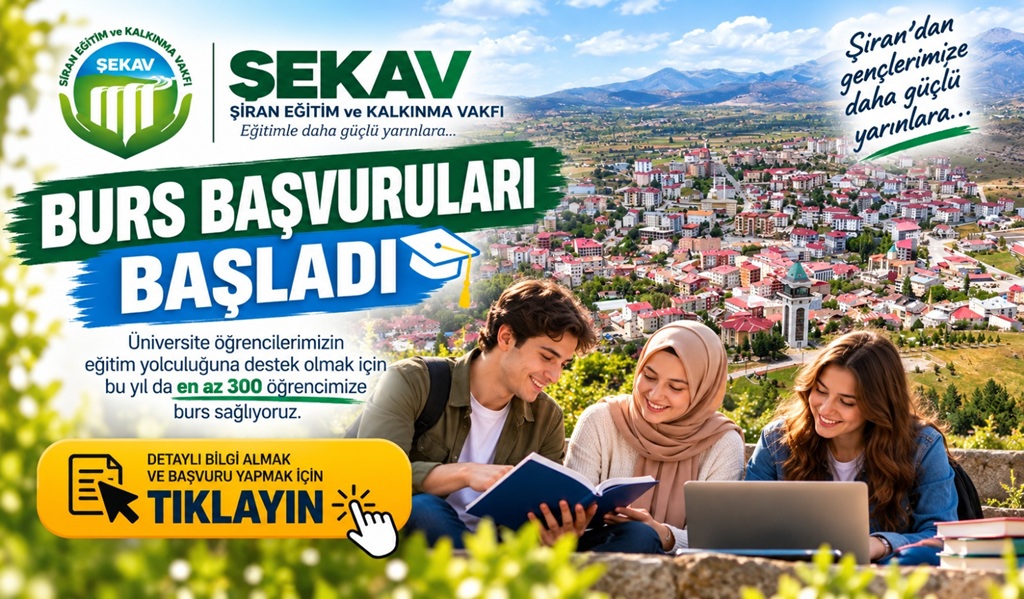 ŞEKAV Burs Başvuruları Başladı, Hemen Başvur!